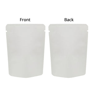Eco-friendly Open Top Kraft Paper Bags Tear Notch Tea Pouches Kraft Paper Foil Mylar Storage Packaging Bags