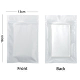Custom Printed: Eco Smell Proof Food Packaging Zip Lock Storage Bag Matte Foil Mylar Plastic Pouch
