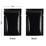 Multi Sizes Eco-friendly Heat Seal Open Top Foil Mylar Vacuum Packing Pouch Glossy Flat Vacuum Bag