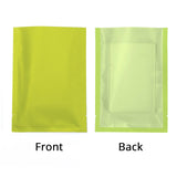 Eco Recyclable Plastic Packaging Bags Matte Clear Open Top Vacuum Heat Sealable Storage Pouches
