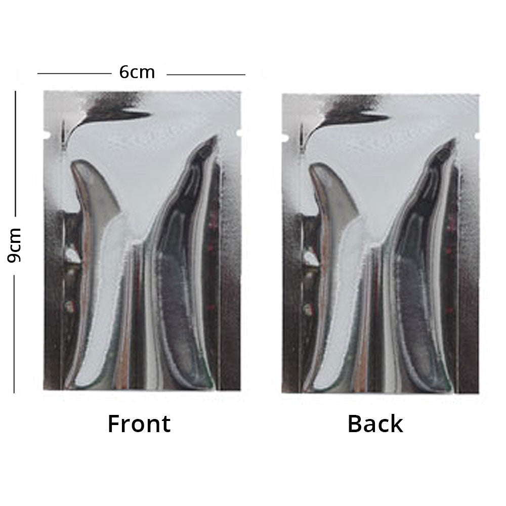 Multi Sizes Eco-friendly Heat Seal Open Top Foil Mylar Vacuum Packing Pouch Glossy Flat Vacuum Bag
