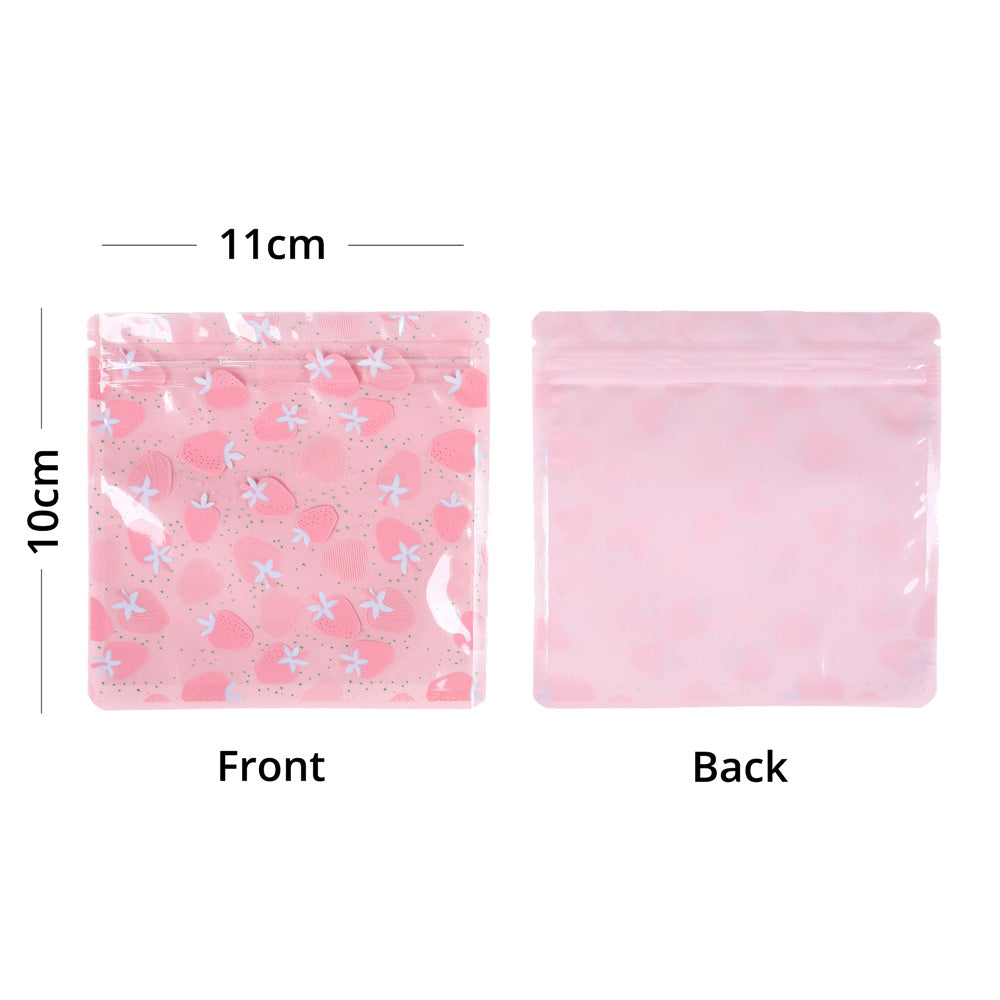 Custom Glossy Flat Bottom Plastic Mylar Packaging Bag Mylar Eco Heat Seal Storage Zipper Bag With Print And Tear Notch