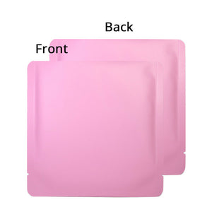 Eco Reusable Aluminum Mylar Food Packaging Bags Flat Open Top Pouches Heat Seal Storage Pouches W/Tear Notch