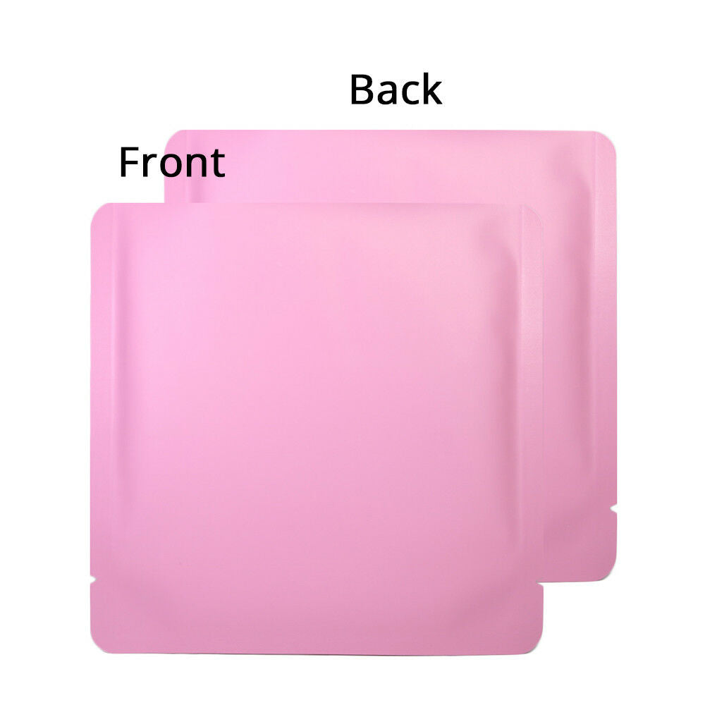 Custom Printed: Eco Reusable Aluminum Mylar Food Packaging Bag Flat Open Top Heat Seal Storage Pouch