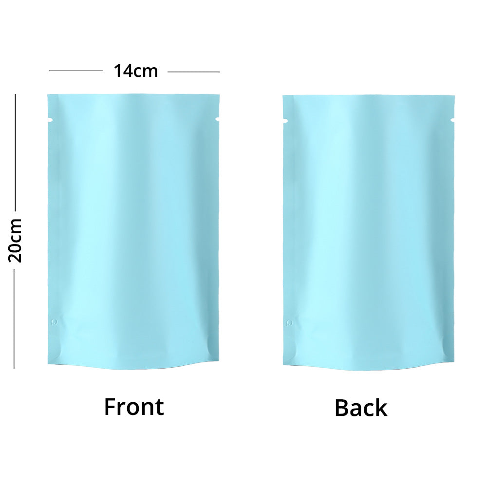 Premium Heat Seal Smell Proof Food Packaging Bags Stand Up Foil Mylar Open Top Storage Pouches W/Tear Notch