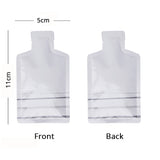 Premium Portable Cute Bottle Shape Open Top Aluminum Mylar Food Smell Proof Packing Bag