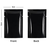Multi Sizes Eco-friendly Heat Seal Open Top Foil Mylar Vacuum Packing Pouch Glossy Flat Vacuum Bag