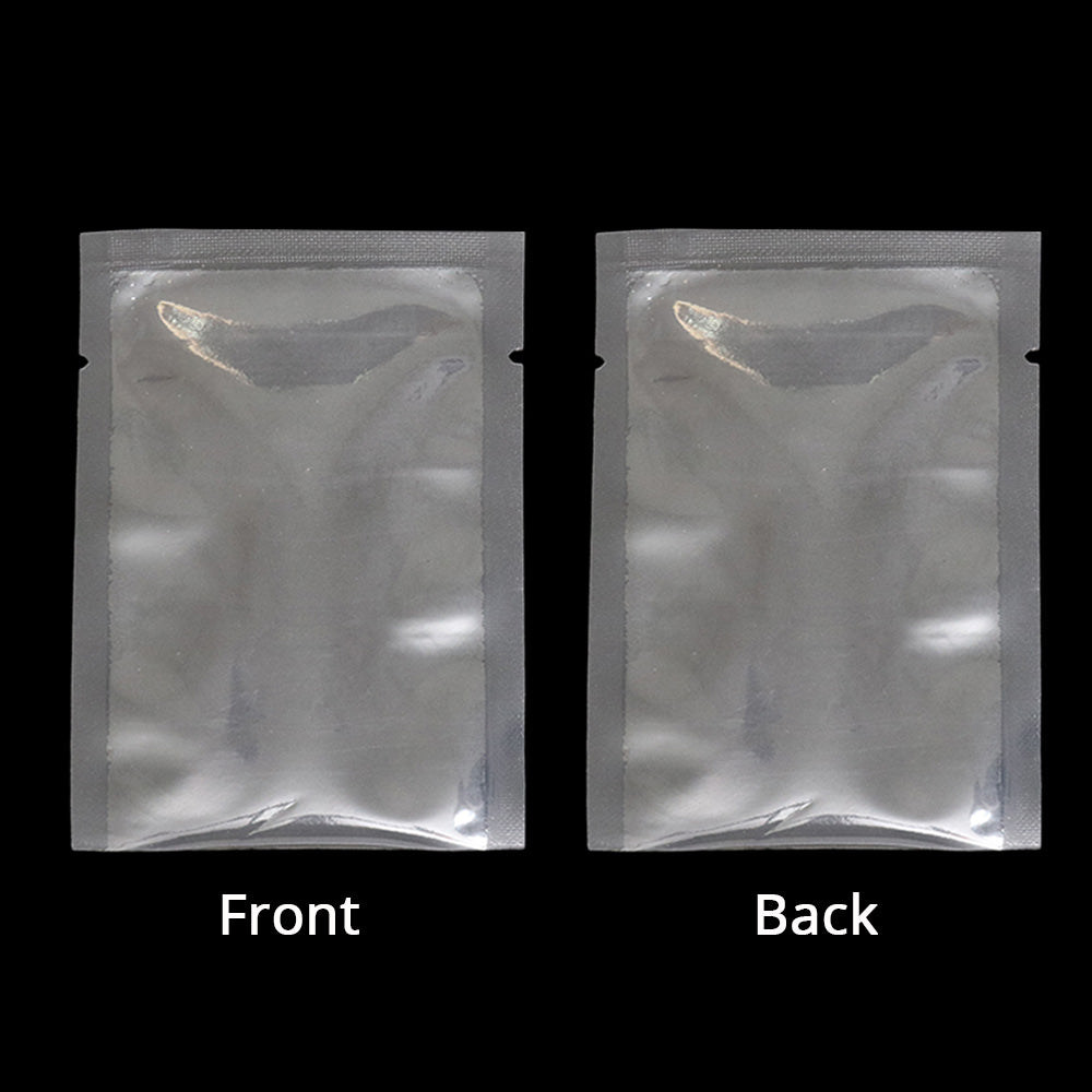 Variety of Size Clear Heat Seal Vacuum Food Glossy Flat Packaging Bag Open Top Storage Bags W/Tear Notch