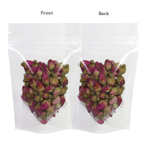 Glossy Clear Plastic Mylar Stand Up Packaging Bag Dry Follow Liquid Storage Reusable Eco Zip Lock Pouch