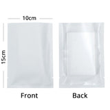 Eco Recyclable Plastic Packaging Bags Matte Clear Open Top Vacuum Heat Sealable Storage Pouches
