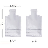 Premium Portable Cute Bottle Shape Open Top Aluminum Mylar Food Smell Proof Packing Bag