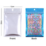Multi-Size Reclosable Clear Mylar Zip Lock Package Bag Food Coffee Bean Storage Pouch W/Hand Hole