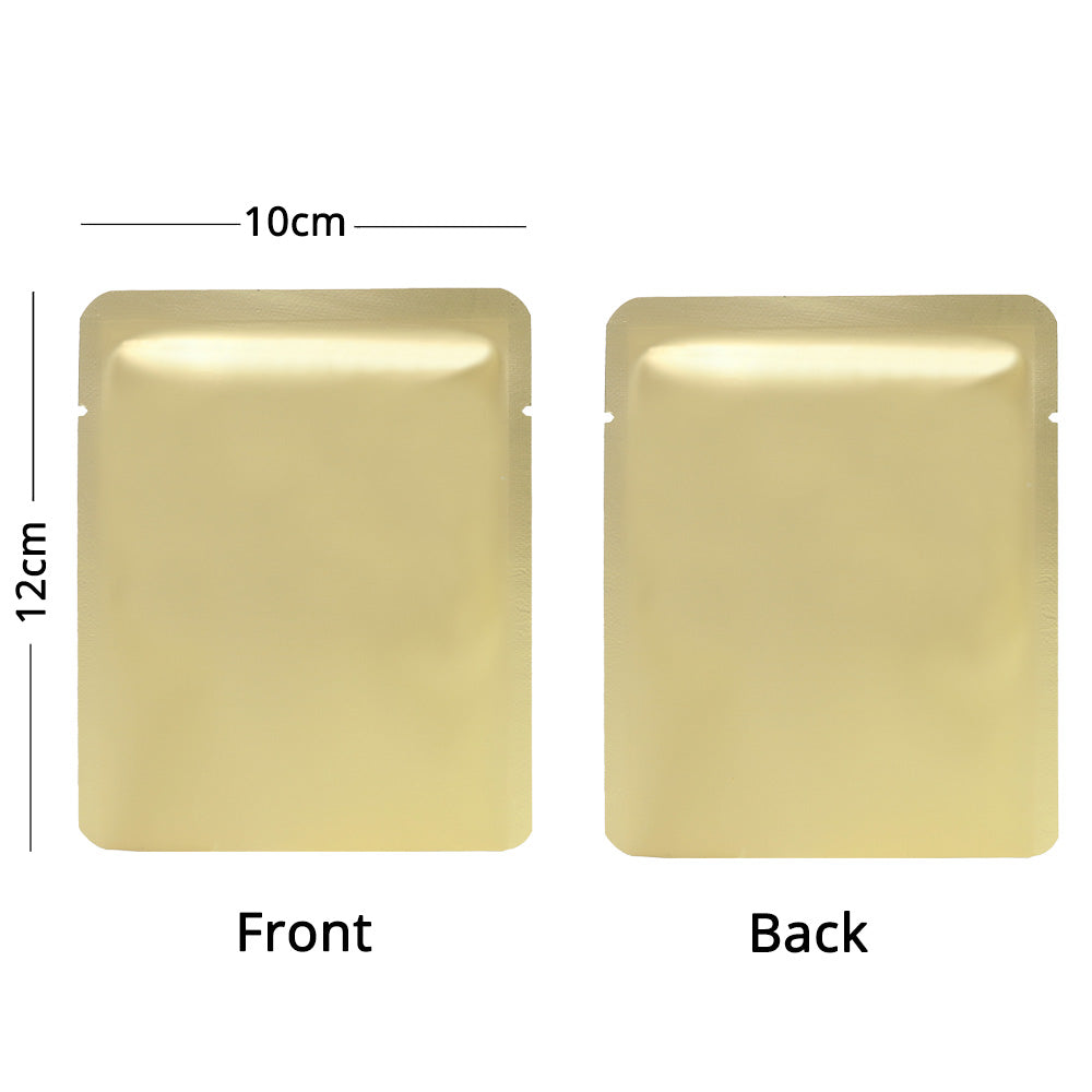 Custom Printed: Eco Reusable Aluminum Mylar Food Packaging Bag Flat Open Top Heat Seal Storage Pouch