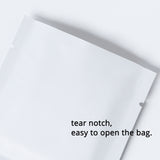8x8cm Reusable Heat Sealing Smell Proof Tear Notch Pouch Various Colors Aluminum Foil Mylar Storage Bag