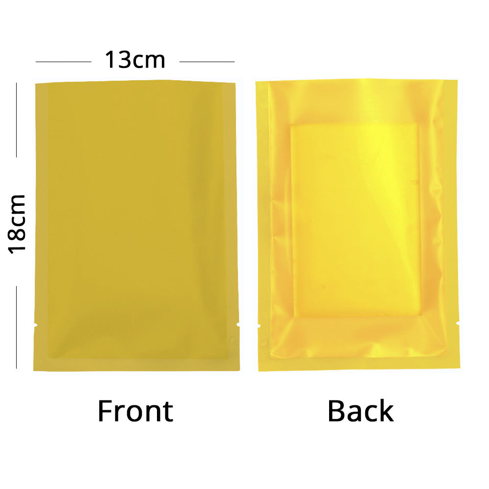 Eco Recyclable Plastic Packaging Bags Matte Clear Open Top Vacuum Heat Sealable Storage Pouches