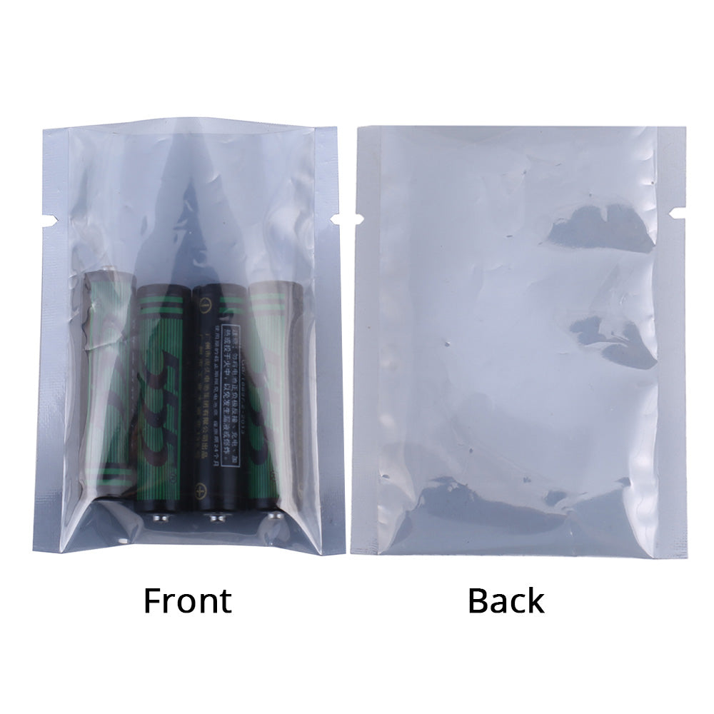 Custom Printed: Variety-Size Heat Seal Phone Accessories Mylar Flat Package Pouch Glossy Translucent Open Top Bag