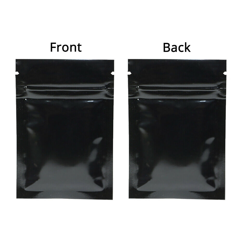 Small Glossy Colors Flat Gift Zip Lock Packing Bag Heat Sealing Foil Mylar Food Pouch
