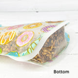 Reusable Mason Jar Bag With Printed Matte Frosted Mylar Stand Up Storage Pouch Household Travel Sample Storage Zip Lock Bag