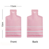 Premium Portable Cute Bottle Shape Open Top Aluminum Mylar Food Smell Proof Packing Bag