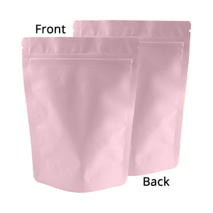 Various Pure Colors Matte Stand Up Packaging Bag Aluminium Foil Mylar Eco Heat Seal Zipper Multifunction Storage Organizer Pouch