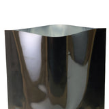 Multi-Size Glossy Black Vacuum Zip Lock Package Bag Recyclable Foil Mylar Flat Zipper Bag