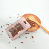 Earphone Storage Pouch Clear Front Mylar Zip Lock Bag With Butterfly Hole Flat Mylar Package Plastic Bag