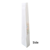 Custom Printed:Heat Seal Kraft Paper Zip Lock Bag Custom Matte Stand Up Eco Recyclable White Storage Zipper Bag With Window