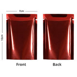 Multi Sizes Eco-friendly Heat Seal Open Top Foil Mylar Vacuum Packing Pouch Glossy Flat Vacuum Bag