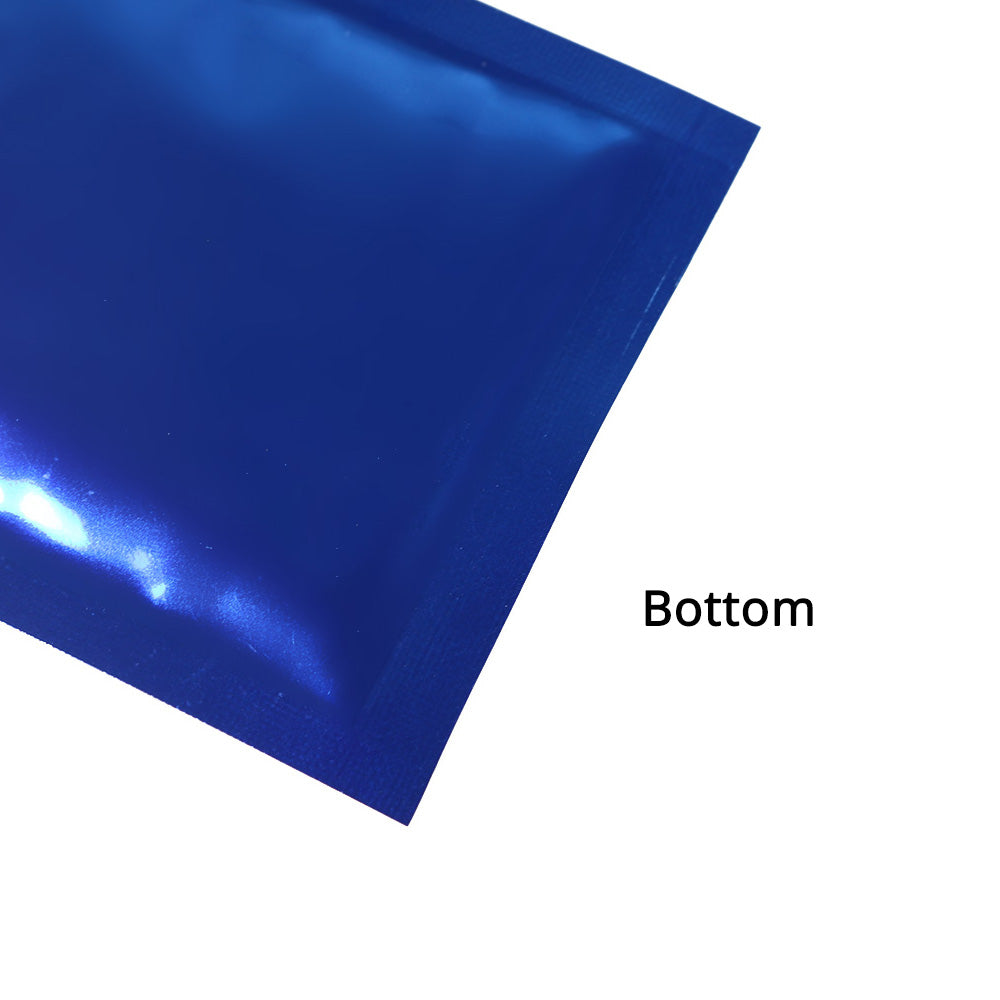 6.5x9cm Various Colors Small Zip Lock Bag Glossy Candy Flat Tear Notch Clear Front Herb Package Storage Pouch