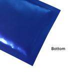 6.5x9cm Various Colors Small Zip Lock Bag Glossy Candy Flat Tear Notch Clear Front Herb Package Storage Pouch
