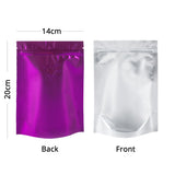 Custom 14x20cm Matte Frosted Front Zip Lock Bag With Valve Foil Mylar Sealed Stand Up Storage organizer Bag