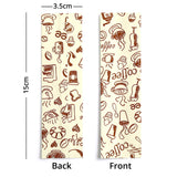 Premium Glossy Aluminium Mylar Pouch Tear Notch Heat Sealing Open Top Package Bag For Coffee Spices