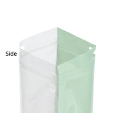 Multisizes Glossy Clear Front Flat Zip Lock Bag Reusable Comestic Jewelry Storage Plastic Packaging Pouch With Butterfly Hole