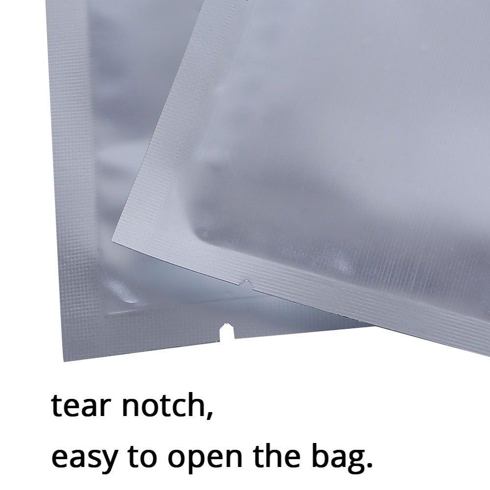 Smell Proof Heat Sealing Pouches Eco-friendly Recyclable Metallic Mylar Food Packaging Vacuum Open Top Bags