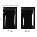 Multi Sizes Eco-friendly Heat Seal Open Top Foil Mylar Vacuum Packing Pouch Glossy Flat Vacuum Bag