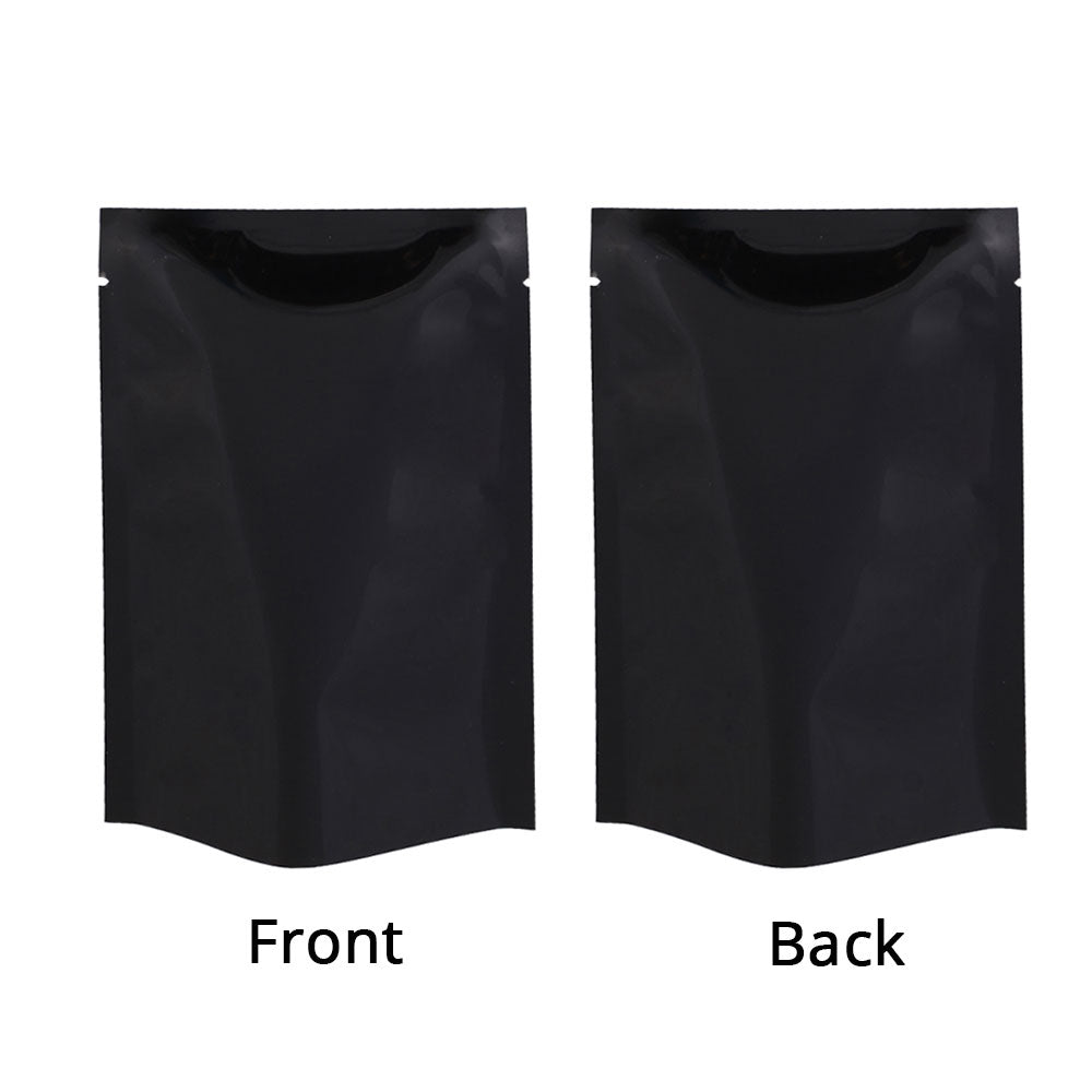 Multi Sizes Eco-friendly Heat Seal Open Top Foil Mylar Vacuum Packing Pouch Glossy Flat Vacuum Bag