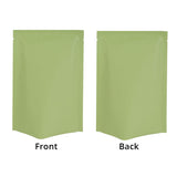 Vacuum Heat Sealable Smell Proof Packaging Bags Green Blue Open Top Tear Notch Pouches Foil Mylar Bags For Powder