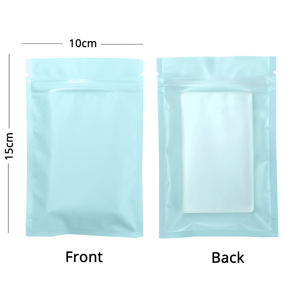 Eco Smell Proof Food Packaging Bags Zip Lock Storage Bags Matte Foil Mylar Plastic Pouches With Tear Notch