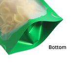 Custom Printed: Mylar Bag Matte Frosted Front Multicolors Stand Up Metallic Foil Zipper Bag Food Nut Travel Sample Storage Pouch