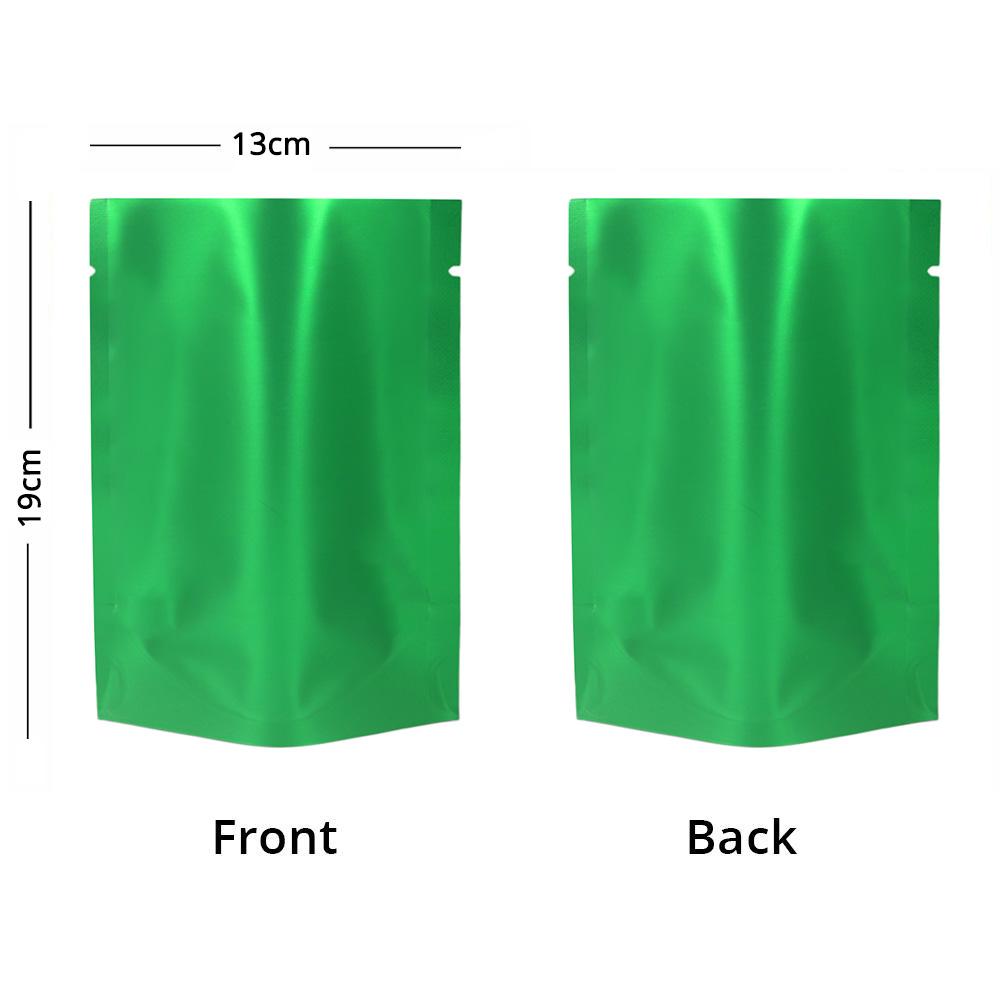 Premium Heat Seal Smell Proof Food Packaging Bags Stand Up Foil Mylar Open Top Storage Pouches W/Tear Notch
