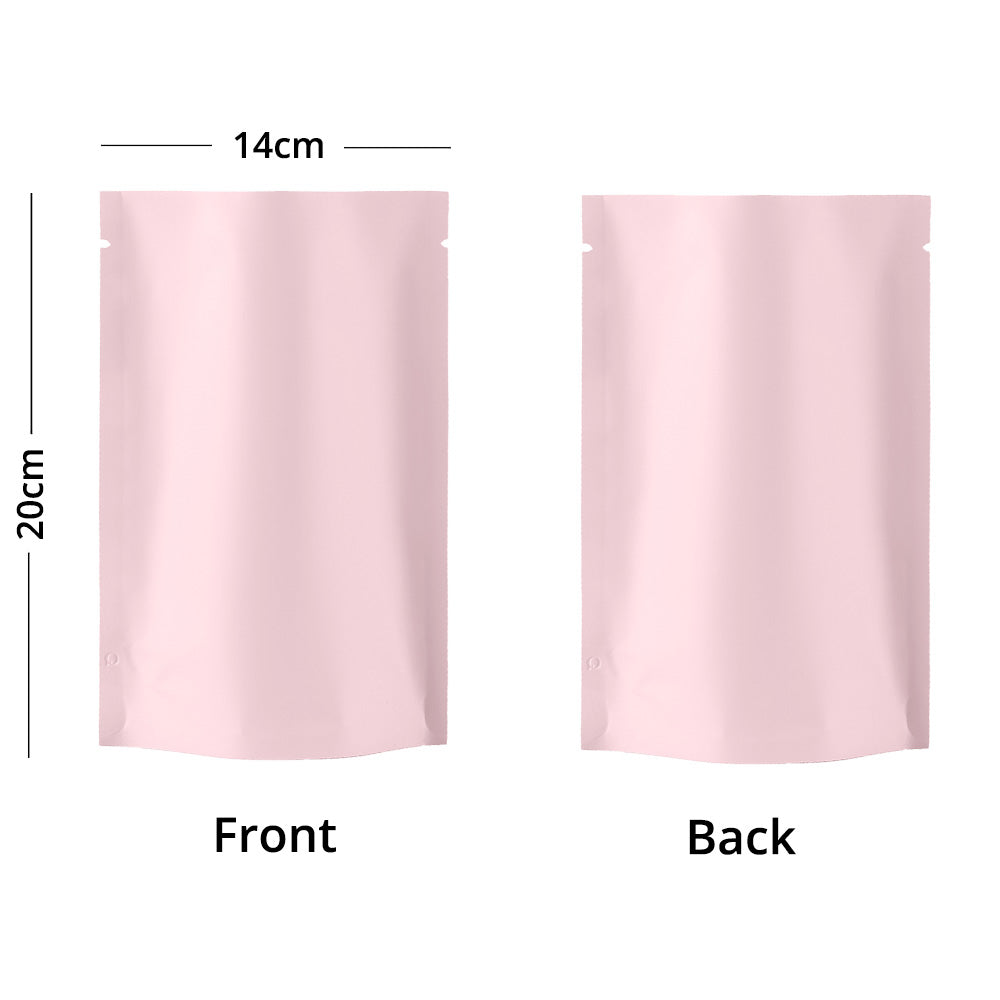 Premium Heat Seal Smell Proof Food Packaging Bags Stand Up Foil Mylar Open Top Storage Pouches W/Tear Notch