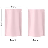 Premium Heat Seal Smell Proof Food Packaging Bags Stand Up Foil Mylar Open Top Storage Pouches W/Tear Notch