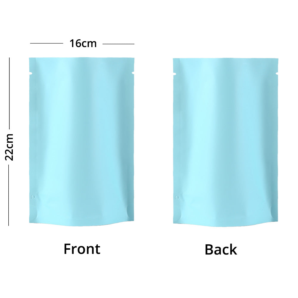 Premium Heat Seal Smell Proof Food Packaging Bags Stand Up Foil Mylar Open Top Storage Pouches W/Tear Notch