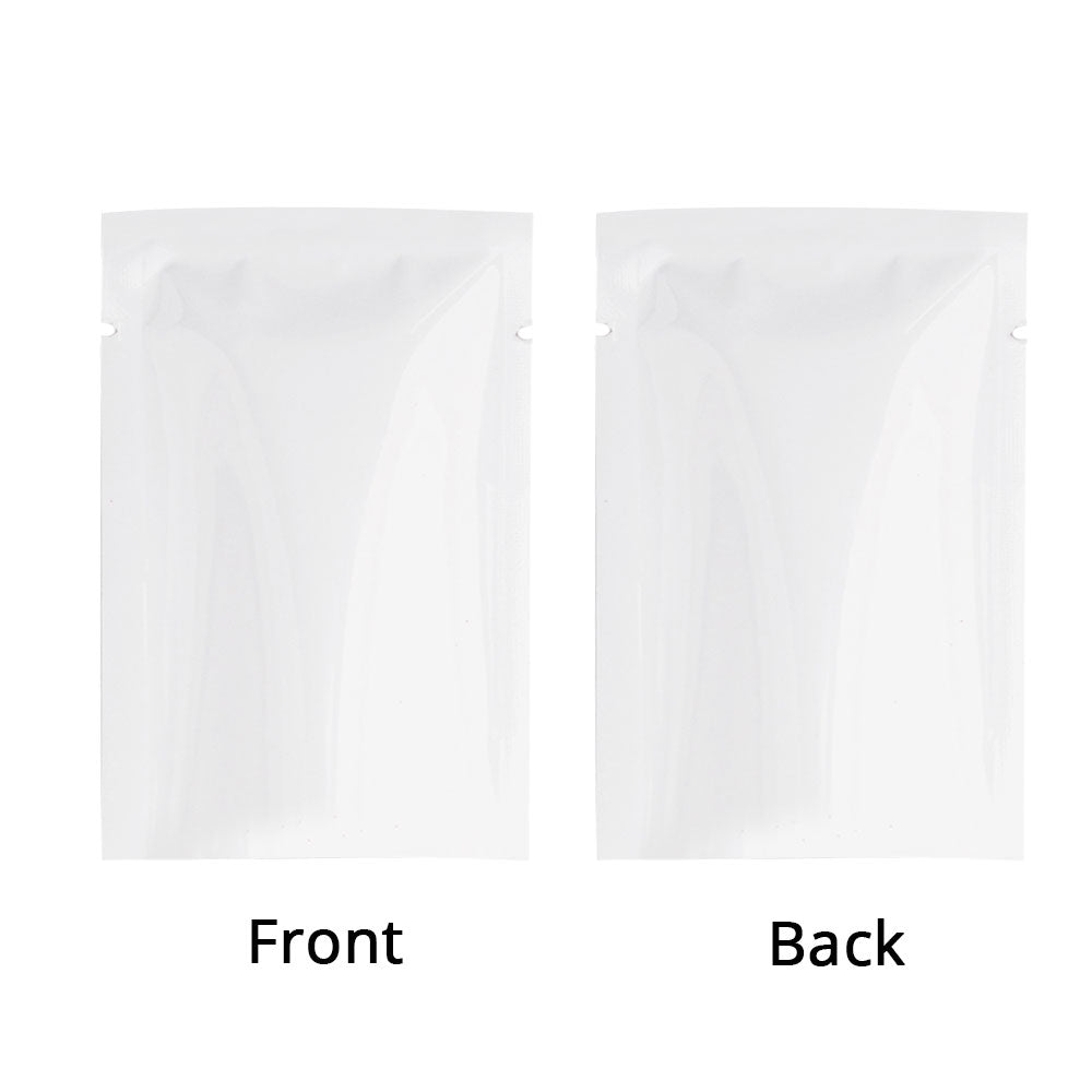 Multi Sizes Eco-friendly Heat Seal Open Top Foil Mylar Vacuum Packing Pouch Glossy Flat Vacuum Bag