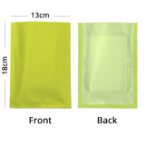 Eco Recyclable Plastic Packaging Bags Matte Clear Open Top Vacuum Heat Sealable Storage Pouches
