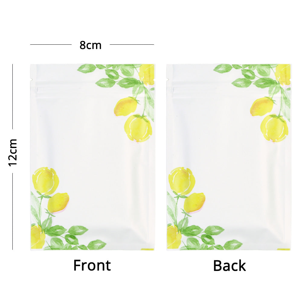 Printing Design Custom Matte Reusable Eco Zipper Bag Metallic Foil Mylar Storage Organizer Packaging Heat Sealed Pouch