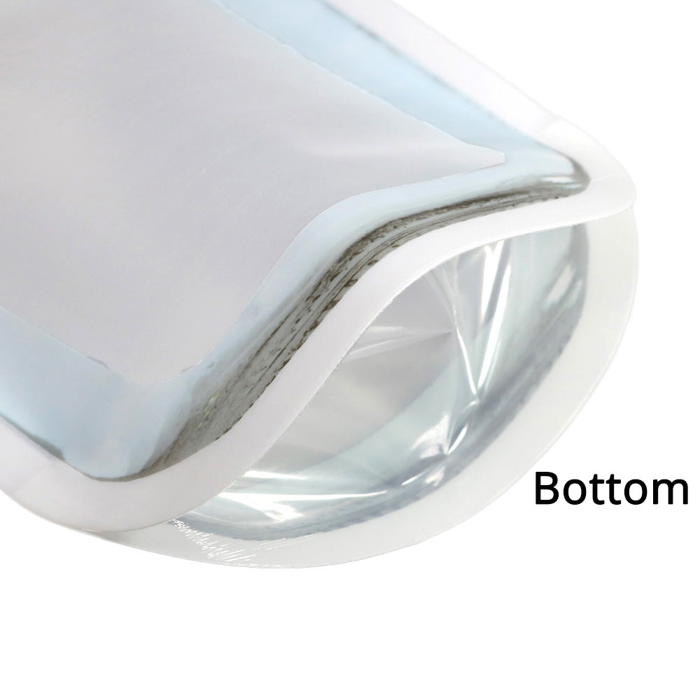 Custom Printed:New Design Mason Jar Pouch Plastic Mylar Packaging Stand Up Red Zipper Bag Matte Household Storage Bag