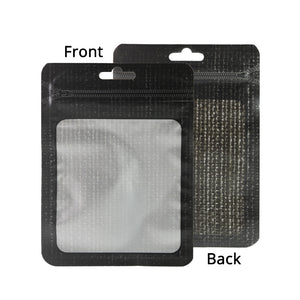 Multi-Color 10x15cm Waterproof Storage Pouch Mylar Recyclable Zip Lock Bag with Clear Window & Euro Slot