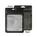 Multi-Color 10x15cm Waterproof Storage Pouch Mylar Recyclable Zip Lock Bag with Clear Window & Euro Slot