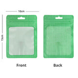 Multi-Color 10x15cm Waterproof Storage Pouch Mylar Recyclable Zip Lock Bag with Clear Window & Euro Slot